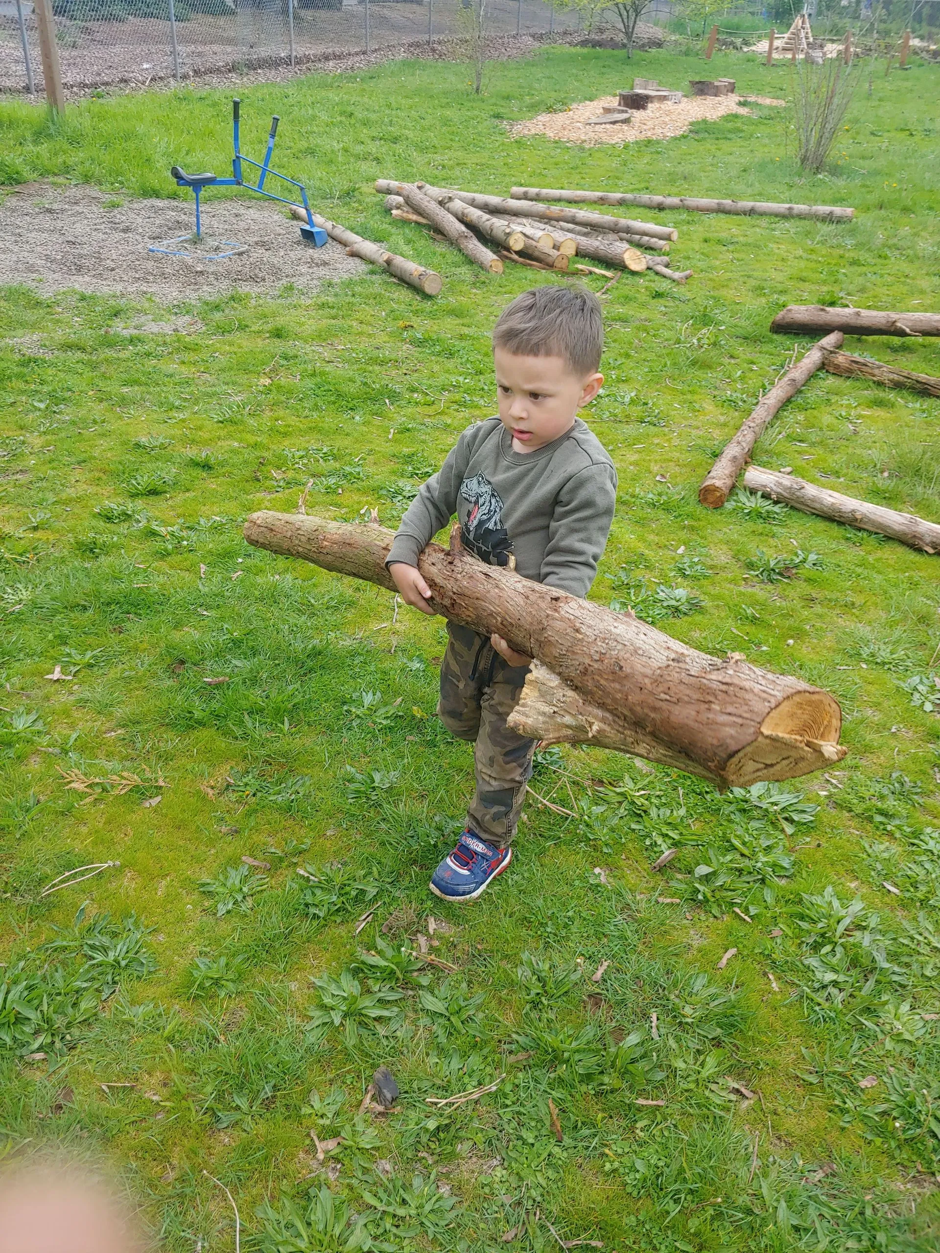 Children in a summer program