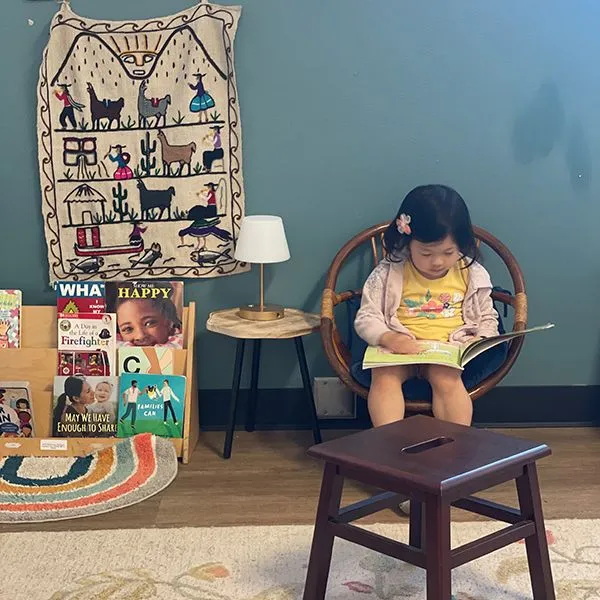 Children learning at Harmony Montessori