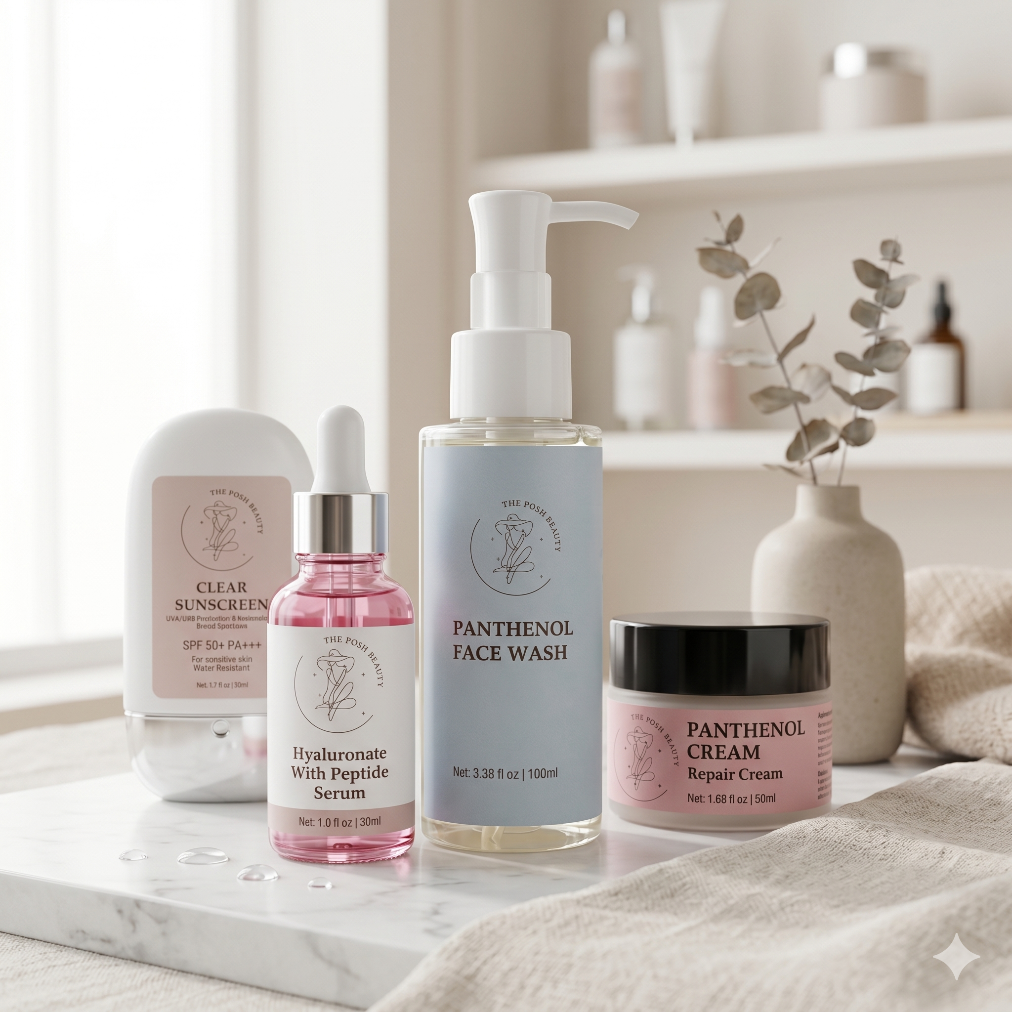 The Posh Beauty skincare set