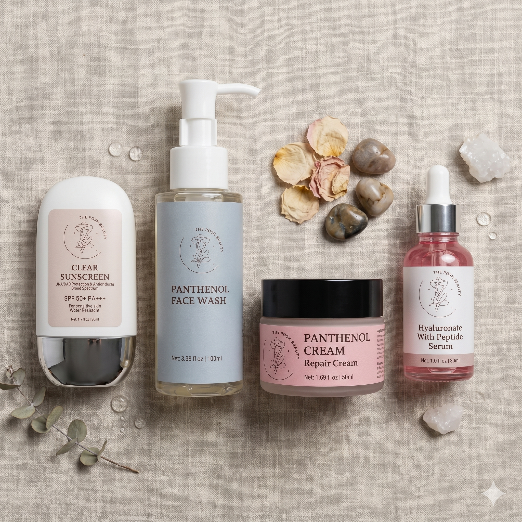 The Posh Beauty skincare set